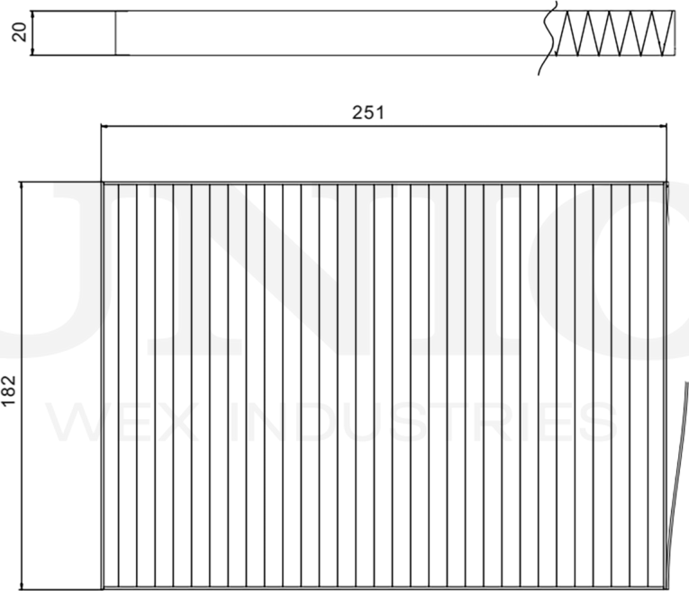 Фильтр салона (Unio). Артикул FLT-40124C