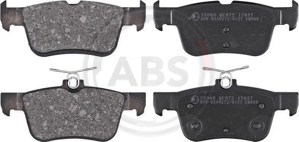 Тормозные колодки ABS задние для Ford S-MAX II 2015-2026. Артикул 35060