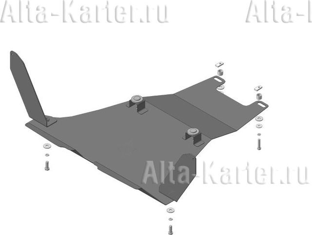 Защита Мотодор для заднего бампера Nissan X-Trail T31 2007-2014.Артикул 61406. Артикул 61406