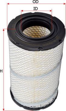 Воздушный фильтр Sakura. Артикул A-22300