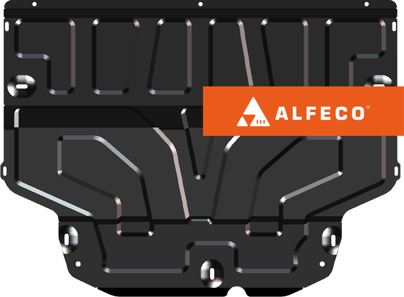 Защита Alfeco для картера и КПП Audi Q3 2011-2018. Артикул ALF.30.32 st
