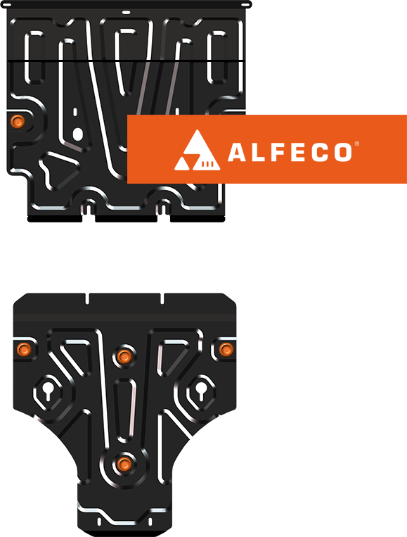 Защита Alfeco для картера и КПП Audi A7 II C8 2018-2026. Артикул ALF.30.45