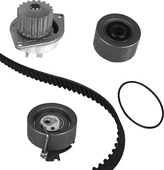 Помпа (водяной насос) с комплектом ремня ГРМ Metelli. Артикул 30-0683-1