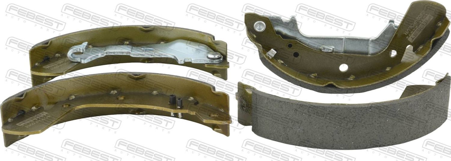 КОЛОДКИ ТОРМОЗНЫЕ ЗАДНИЕ (БАРАБАННЫЕ) 200X35 (1KN) (Febest). Артикул 2302POLVR