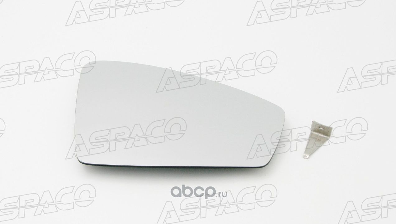 ЗЕРКАЛЬНЫЙ ЭЛЕМЕНТ ОДИНОЧНЫЙ С ПОДОГРЕВОМ ПРАВЫЙ (R)VOLKSWAGEN TIGUAN (16>) (Aspaco). Артикул APA7522