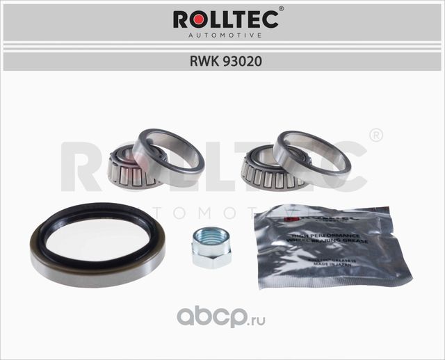 Подшипник ступицы (Rolltec). Артикул RWK93020