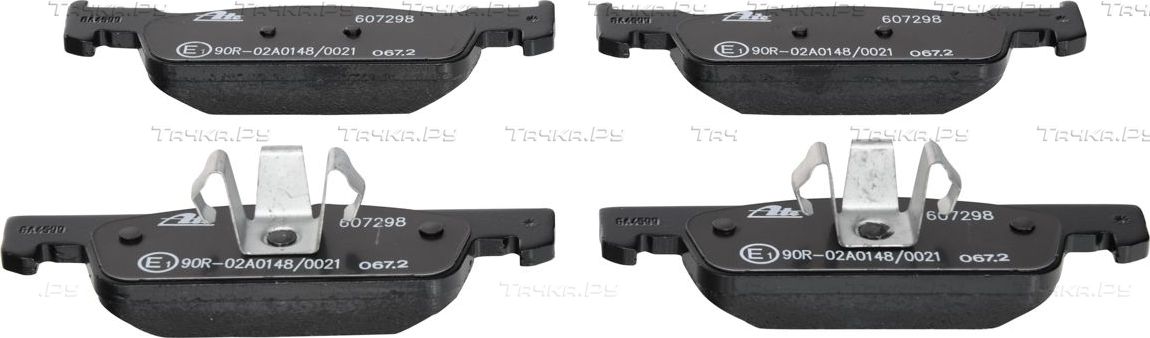 Тормозные колодки ATE передние для Renault Logan II 2013-2026. Артикул 13.0460-7298.2