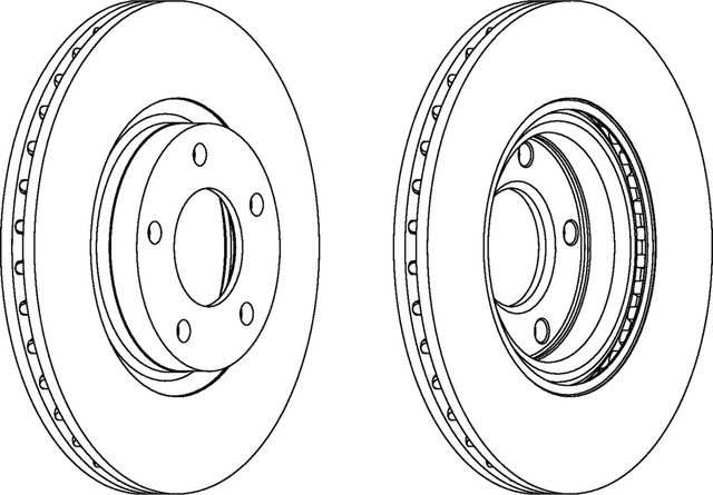 Тормозной диск Ferodo PREMIER High Carbon передний для Mazda 5 I (CR) 2005-2010. Артикул DDF1312C