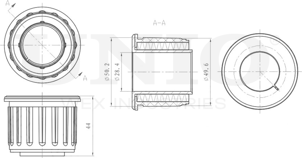 Втулка рессоры (Unio). Артикул RMP-10088