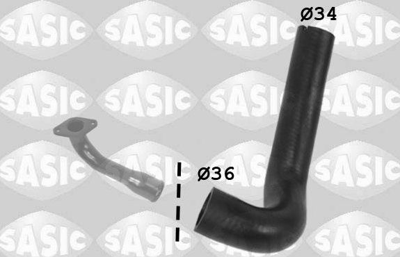 Патрубок интеркулера Sasic. Артикул 3336269