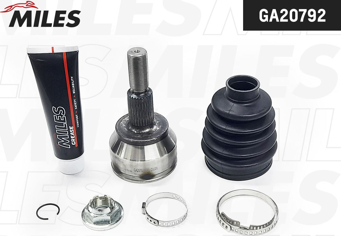 Шрус наружный (граната) Miles передний левый для Ford Focus III 2010-2019. Артикул GA20792