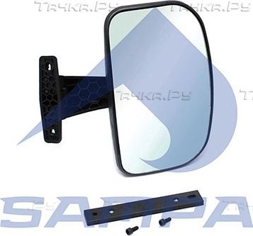 Зеркало рампы Sampa для Volvo  FMX 1998-2005. Артикул 032.299