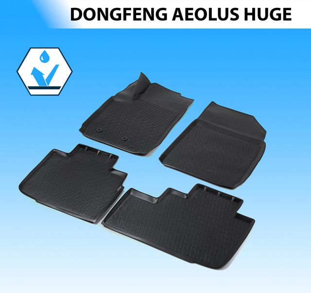 Коврики Rival для салона Dongfeng Aeolus Huge 2024-2026. Артикул 19306001
