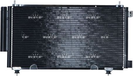 Радиатор кондиционера (конденсатор) NRF (алюминий). Артикул 35576