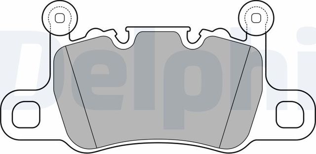 Тормозные колодки Delphi (Semi-Metallic). Артикул LP3655