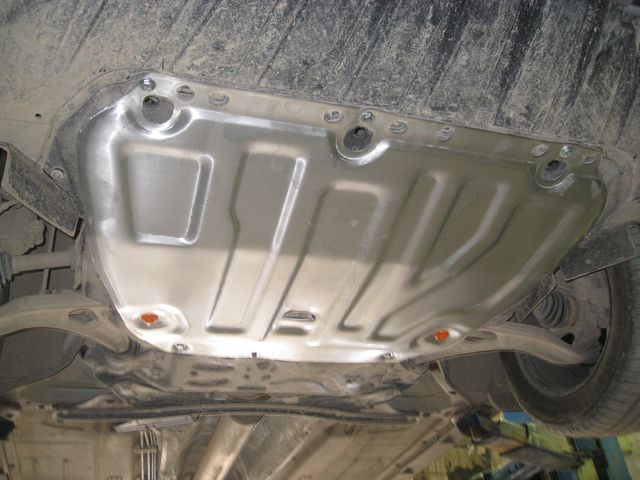 Защита алюминиевая Alfeco для картера и КПП Ford Focus II 2005-2011. Артикул ALF.07.26al