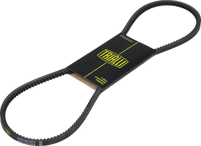 Приводной ремень клиновой Trialli (EPDM (Этилен-пропиленовый каучук)) для Mitsubishi Pajero II 1990-1999. Артикул AVX10X1075