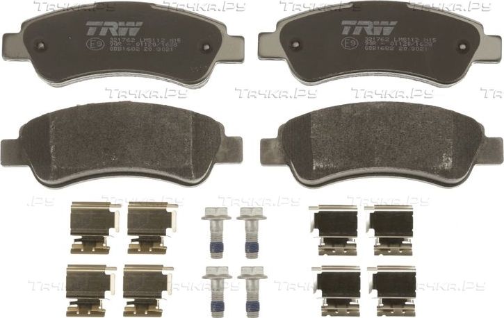 Тормозные колодки TRW COTEC задние для Peugeot Boxer III 2006-2026. Артикул GDB1682