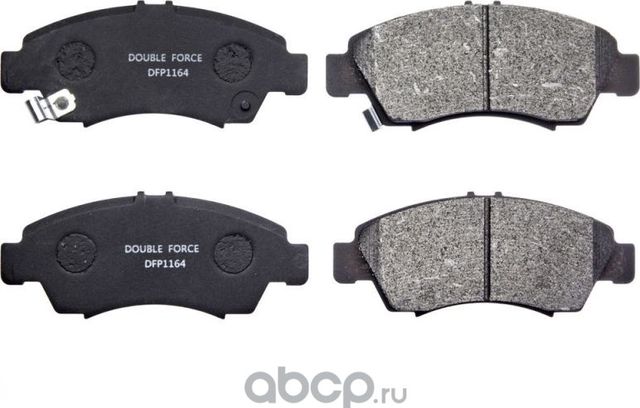 Колодки тормозные дисковые (Double Force). Артикул DFP1164