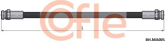 Тормозной шланг Cofle. Артикул 92.BH.MA005