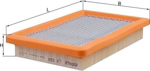 Воздушный фильтр Mahle. Артикул LX 534