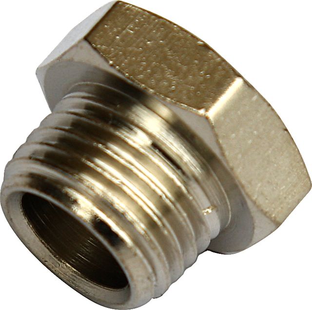 Заглушка Camozzi с наружной резьбой 1/4. Артикул 2611 1/4