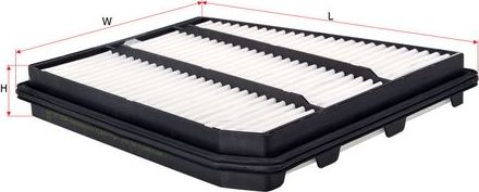 Воздушный фильтр Sakura для Honda Legend III 1996-2004. Артикул A-1630