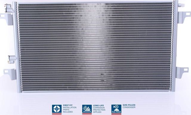 Радиатор кондиционера (конденсатор) Nissens (алюминий) для Renault Vel Satis I 2004-2009. Артикул 94856