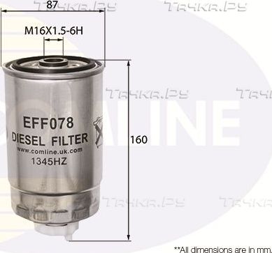 Топливный фильтр Comline для Citroen Jumper I 2000-2006. Артикул EFF078