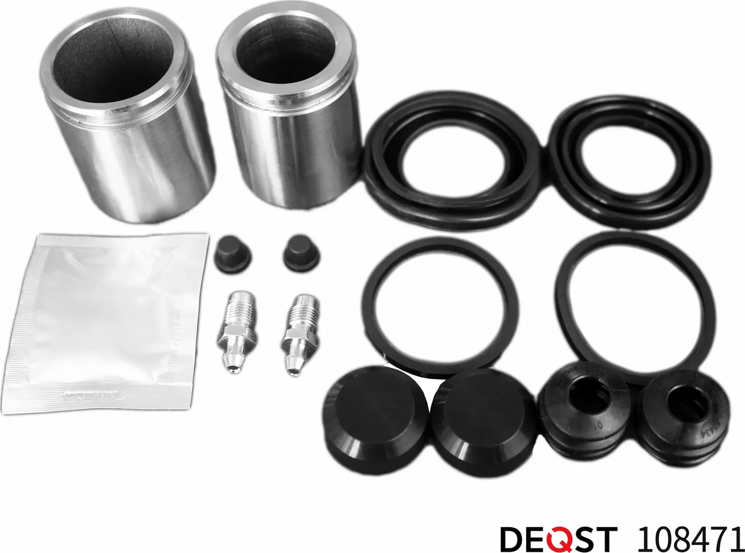 Ремкомплект тормозного суппорта с поршнем переднего (поршень O 44/48mm, суппорт (Deqst). Артикул 108471