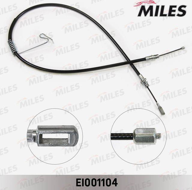Трос ручника (тросик ручного тормоза) Miles. Артикул EI001104