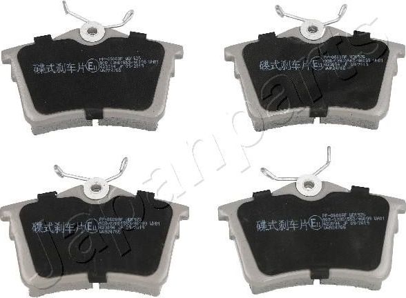 Тормозные колодки Japanparts. Артикул PP-0600AF
