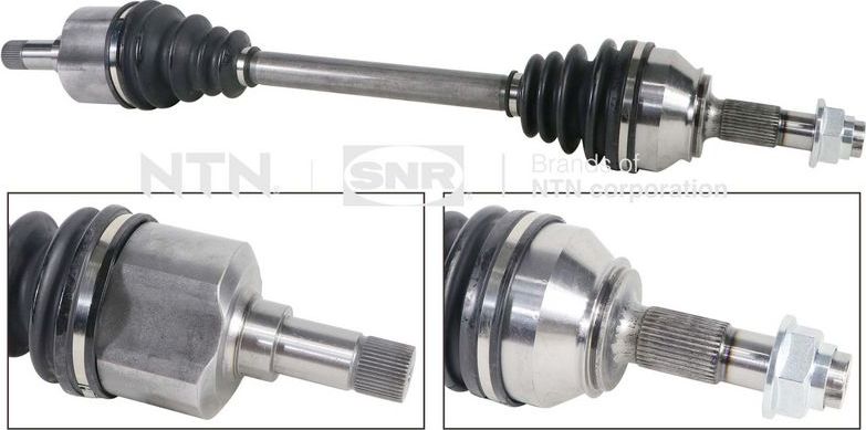 Полуось (привод в сборе, приводной вал) NTN / SNR. Артикул DK66.051