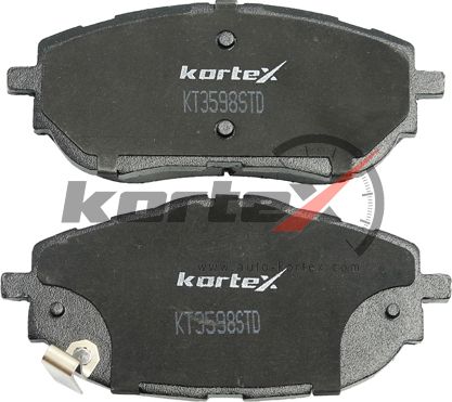 Колодки тормозные TOYOTA COROLLA/AURIS 12- перед. (Kortex). Артикул KT3598STD