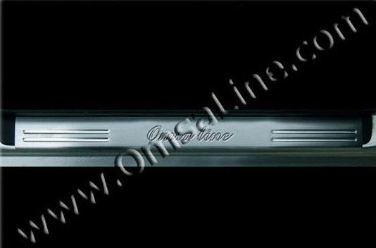Накладки Omsa Line на дверные пороги для Toyota Corolla 2002-2007 (4 шт.). Артикул 7001091
