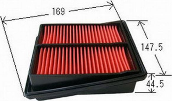 Воздушный фильтр JS Asakashi. Артикул A884J