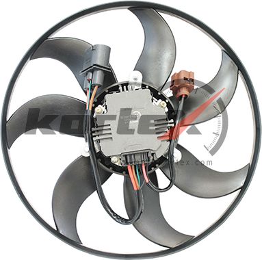 Вентилятор радиатора VAG A5/A6/PASSAT/OCTAVIA/TIGUAN 03 (Kortex). Артикул KFD011