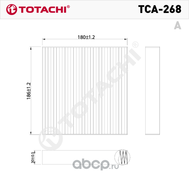 TOTACHI TCA-268 VIC AC-933 OEM 88568-37020 MANN CU 1827 Totachi. Артикул TCA268