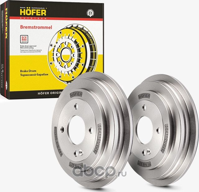 Барабан тормозной Hyundai Solaris (10-) d=203мм (2шт) (Hofer). Артикул HF144827