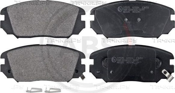 Тормозные колодки ABS передние для Honda Civic VIII 2006-2012. Артикул 37525