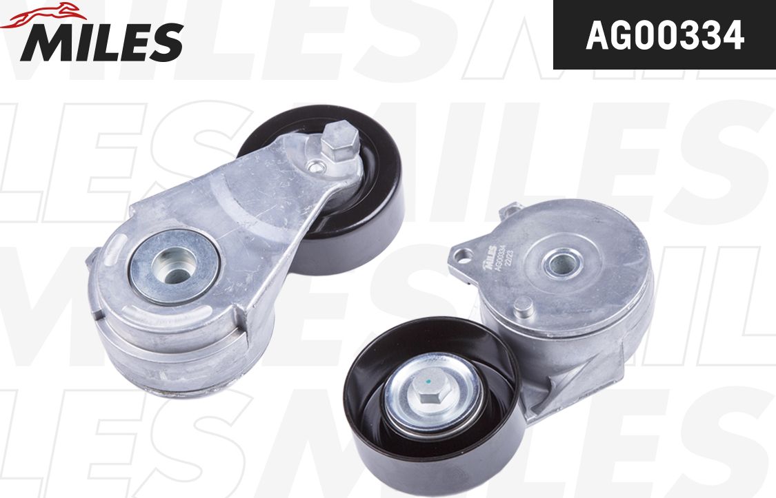 Натяжной ролик (натяжитель) приводного клинового зубчатого ремня Miles. Артикул AG00334
