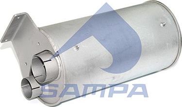 Глушитель Sampa для MAN TGL 2005-2026. Артикул 021.318