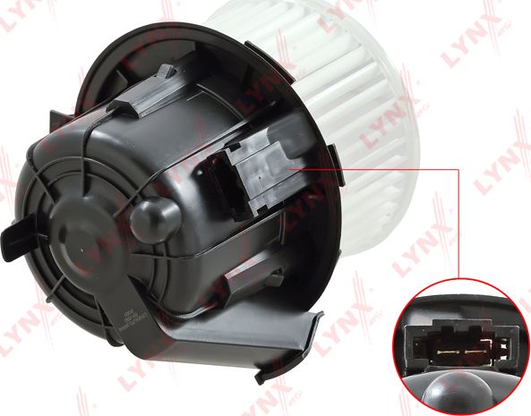 Вентилятор, мотор печки (отопителя) салона LYNXauto для Citroen C3 II 2009-2016. Артикул RF-1693