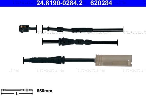 Датчик износа тормозных колодок  ATE передний для BMW 1 I (E81/E82/E87/E88) 2010-2011. Артикул 24.8190-0284.2