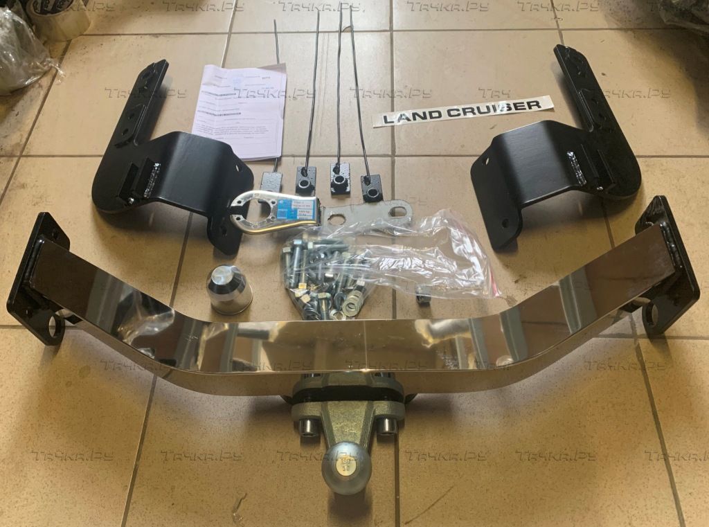 Фаркоп Baltex для Toyota Land Cruiser 200 (кроме Executive и Excalibur) 2007-2021. Фланцевое крепление. Артикул Y20E1