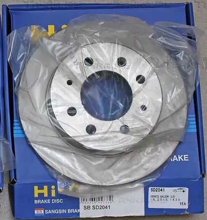 Тормозной диск Sangsin Hi-Q задний для Kia Spectra II 2004-2009. Артикул SD2041