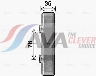 Радиатор отопителя (печки) AVA для Fiat Panda III 2012-2026. Артикул FT6476