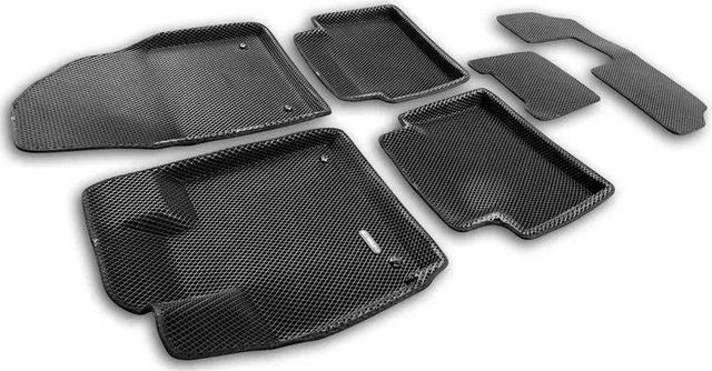 Коврики Euromat 3D EVA для салона Exeed VX (3-ряд) 2019-2026. Артикул EM3DEVA-001424