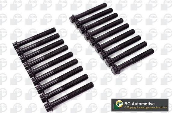 Комплект болтов ГБЦ BGA. Артикул BK0170