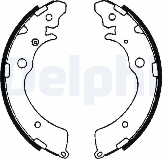 Тормозные колодки Delphi. Артикул LS1641